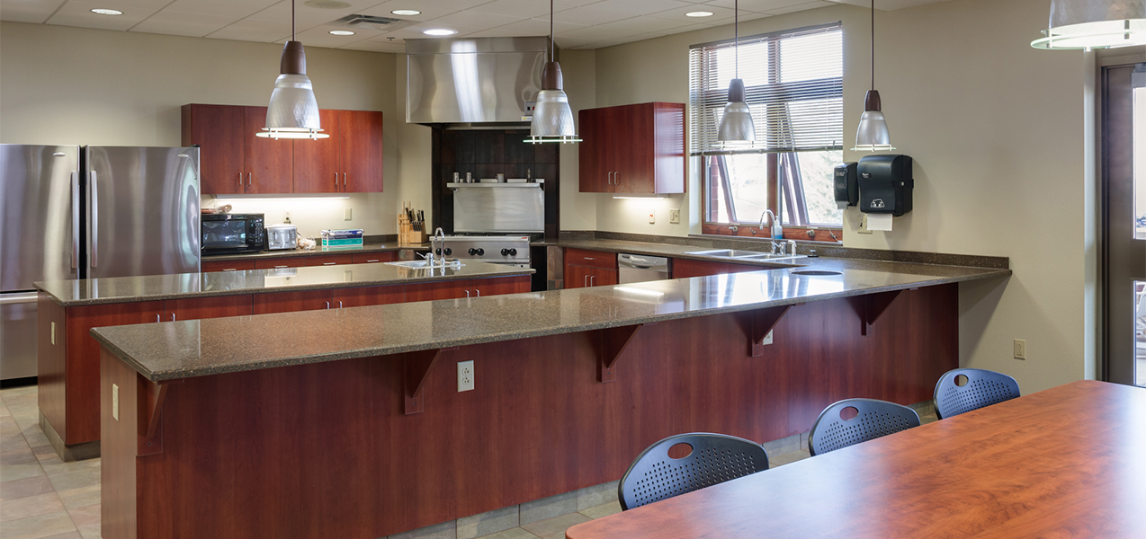 Tri-North Builder's remodeled kitchen and dining areas at Waukesha Fire Department.